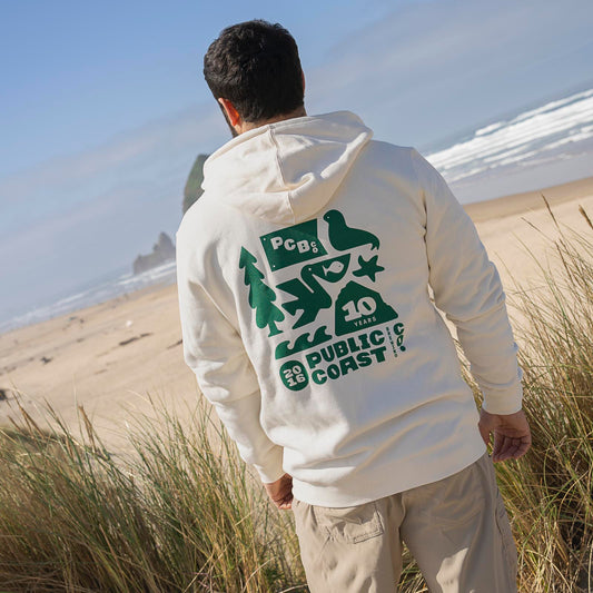 Coastal Collective Zip Up Hoodie