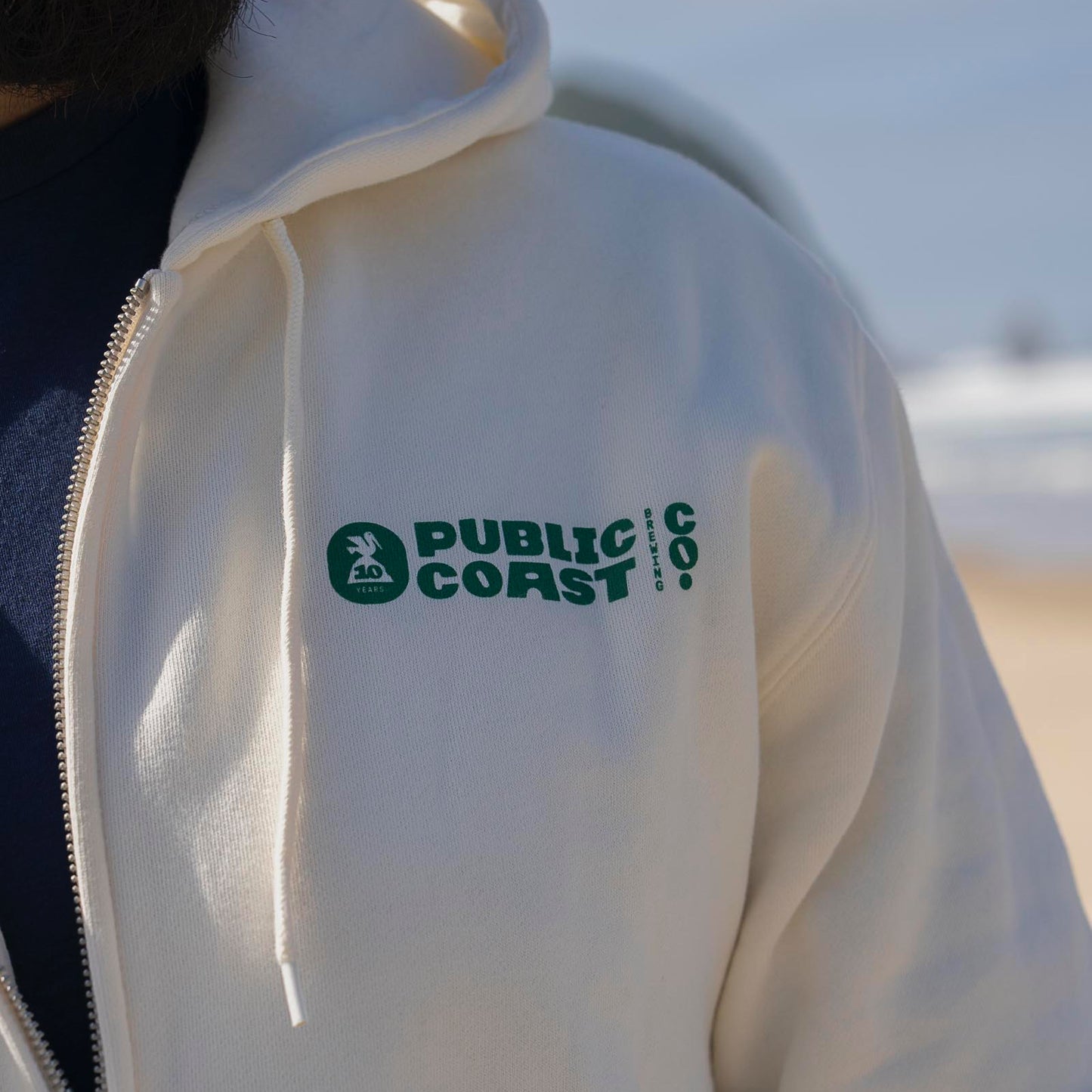 Coastal Collective Zip Up Hoodie