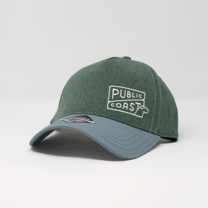Public Coast Dog Tri-tech Heathered Snapback