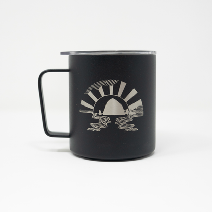 120z Laser Etched Haystack Rock Camp Cup