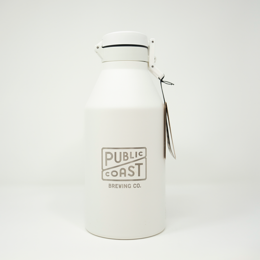 64oz Growler Laser Etched Haystack Rock