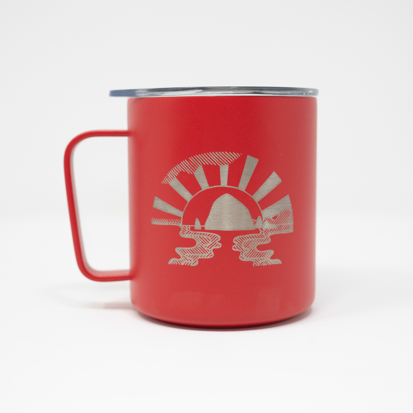 120z Laser Etched Haystack Rock Camp Cup